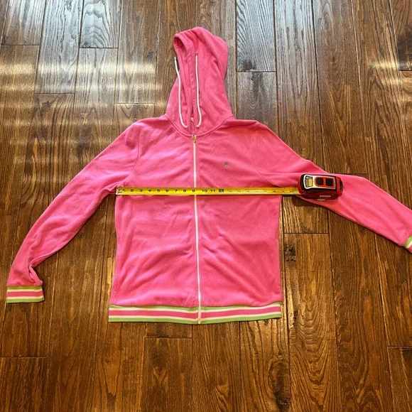 Lilly Pulitzer Pink Zip Up Hoodie with FOUR Pockets 🌴👏🏽 - Picture 4 of 7